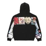 Худи Supreme Spread Zip Up Hooded Sweatshirt 'Black' 2
