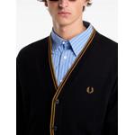 twin-tipped logo-embroidered cardigan 3