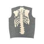 Жилет вязки интарсия с узором Bone 2