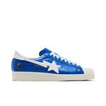 Кроссовки BAPE x adidas Superstar Vintage 'Blue White' 1
