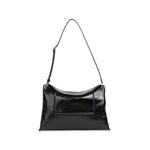 Penelope crinkled-leather shoulder bag 1