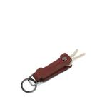 logo-engraved leather keyring 3