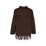 fringe-detail button-up jacket 2
