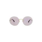 Солнцезащитные очки Gucci Round Frame 'Gold/Violet' 1