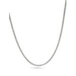 Колье Box Chain из желтого золота и серебра (1.7 мм) 1