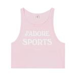 Топы Sporty & Rich Jadore Tank 'Laffy White' 1