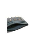 Картхолдер из зернистой телячьей кожи с шипами Rockstud 3