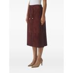 drawstring suede skirt 2