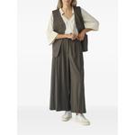 gathered V-neck blouse 2