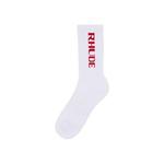 Носки и гольфы Rhude Filtaro Logo Sock 'White/Red' 2
