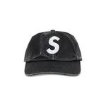 Snapbacks Supreme Pigment Canvas S Logo 6-Panel 'Черный' 1