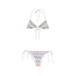 Бикини с треугольными чашками и зигзагообразным узором 1