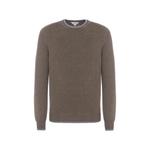 contrast-trim crew-neck sweater 1