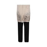 Givenchy разрушенные джинсы-карго «Черный/Бежевый» 1