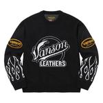 Свитеры Supreme x Vanson Leathers Sweater 'Black' 1