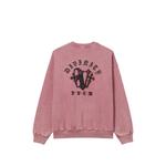logo-print acid-wash sweatshirt 2