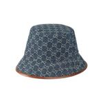 Панамы Gucci GG Canvas Панама 'Сапфир/Темно-коричневый' 1