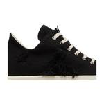 Кроссовки Rick Owens DRKSHDW Strobe Cotton Denim Slashed Low 'Чёрное молоко' 2