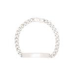 ID rhodium plated bracelet 1