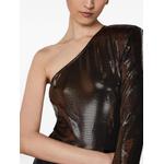 one-shoulder metallic blouse 4