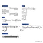 FSP VITA GM 1000W White 80Plus Gold золотой сертификат полностью модульный блок питания - White белый 6