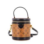 Cannes Handbag Reverse Monogram Canvas satchel 1