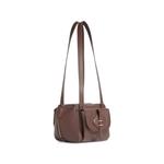 Mavery Pocket grained leather shoulder bag 2