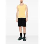 logo-patch organic cotton track shorts 2