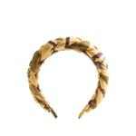 Плетеный ободок с узором 1