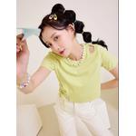 Укороченный топ с вырезами и кулиской [AB18765] 2
