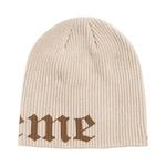 Бини Supreme Old English Printed Beanie 'Stone' 2