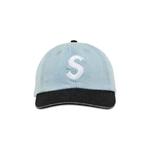 Кепки Supreme Pigment Coated 2-Tone S Logo 6-Panel 'Деним' 1
