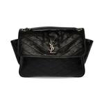 Сумки через плечо Saint Laurent YSL Bo Niki Tripouch 'Nero' 1
