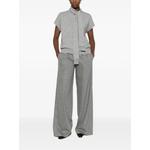 tie-neck short-sleeve sweater 2
