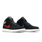 Кроссовки Air Jordan 1 Retro Mid GS 'Black University Red' 8