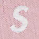 Топы Supreme S Logo Baseball Henley 'Pink' 3
