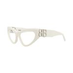 Очки Balenciaga Cat Eye-Frame Recycled Acetate Optical Frames 'White/Transparent' 2