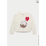 Pomelo. x Moomin Детский свитшот с графическим принтом - Белый 2