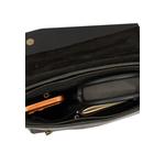 Сумка через плечо Salento Black Leather Crossbody Bag 4