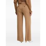 brushed-effect wide-leg trousers 3