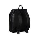 Emblem buckle-fastening drawstring backpack 2