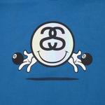 Футболки Stussy Smiley Link Tee 'Синий' 3