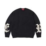Свитеры Supreme Cross Stitch Logo Sweater 'Black' 4