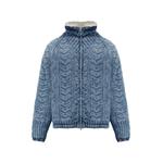 jacket in cable-knit-effect denim 1