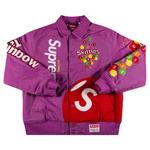 Варсити-куртки Supreme x Skittles x Mitchell & Ness Varsity Jacket 'Purple' 1
