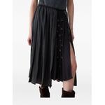 pleated skirt with jewel embroidery 7