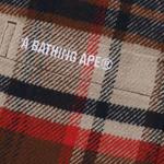 Фланели BAPE Check Flannel Shirt 'Red' 3