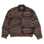 Куртки Supreme Leather Collar Utility Jacket 'Peacock' 1