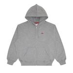 Худи Supreme Small Box Zip Up Hooded Sweatshirt 'Heather Grey' 1