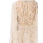 lace-panelled pleated-back sweater 3